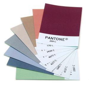 برچسب جمع و جور طرح Pantone Color